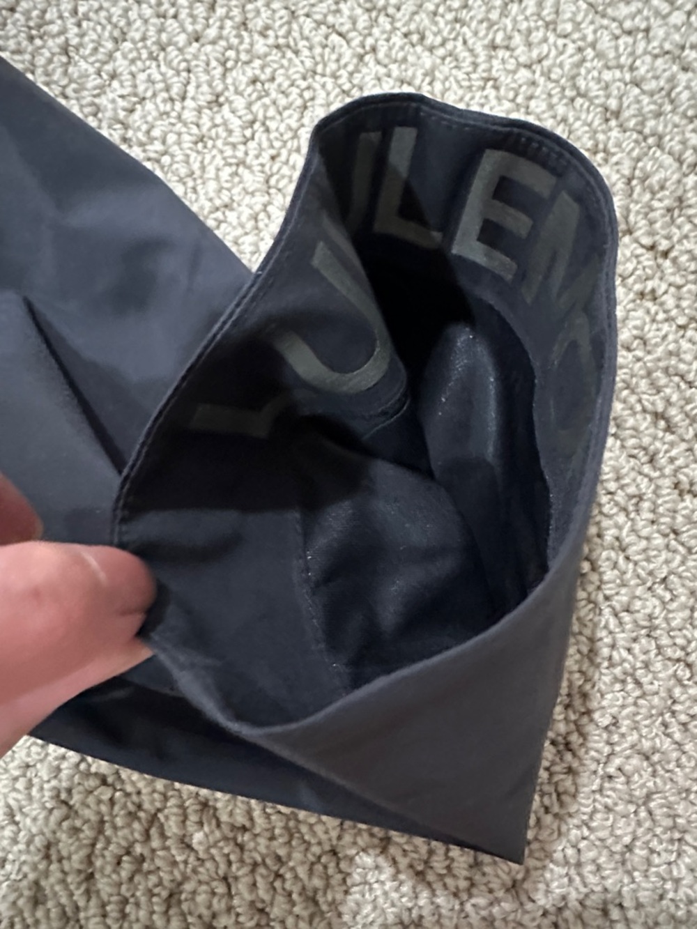 lululemon athletica Black Trench/Rain Coat - Picture 3 of 6